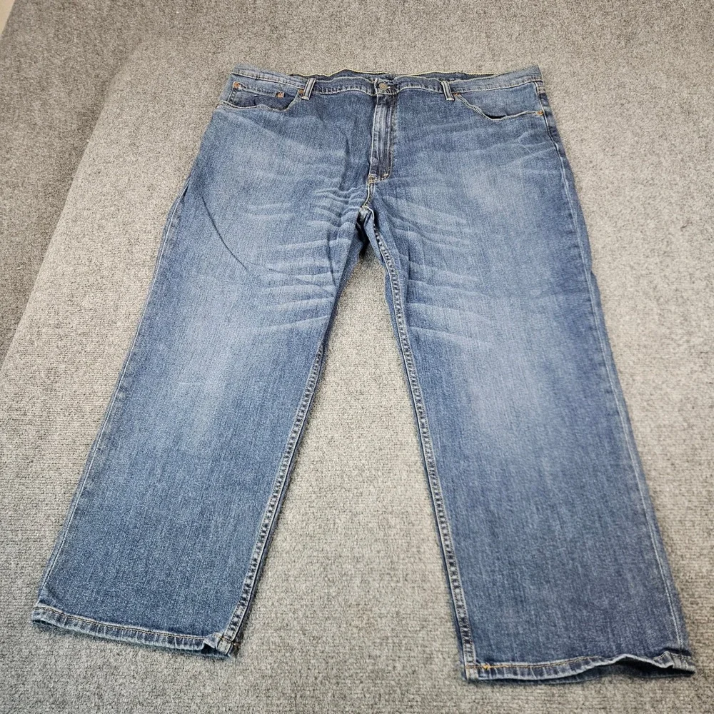 Levis 559 Relaxed Straight Jeans Mens 48 Blue Denim Stretch 01559-0058